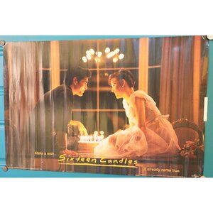 Vintage Sixteen Candles Poster 24x36 Movie Posters Make A Wish Samantha & Jake